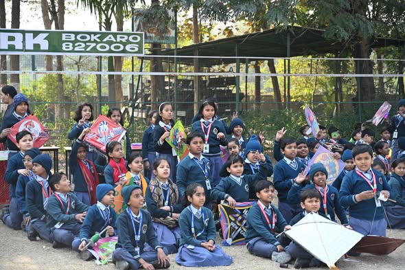 Kite Flying Activity 2026 at CV Bokaro