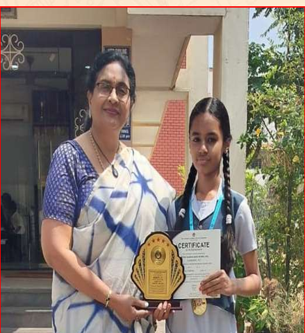 National Level winner - Green India Mission Painting Competition