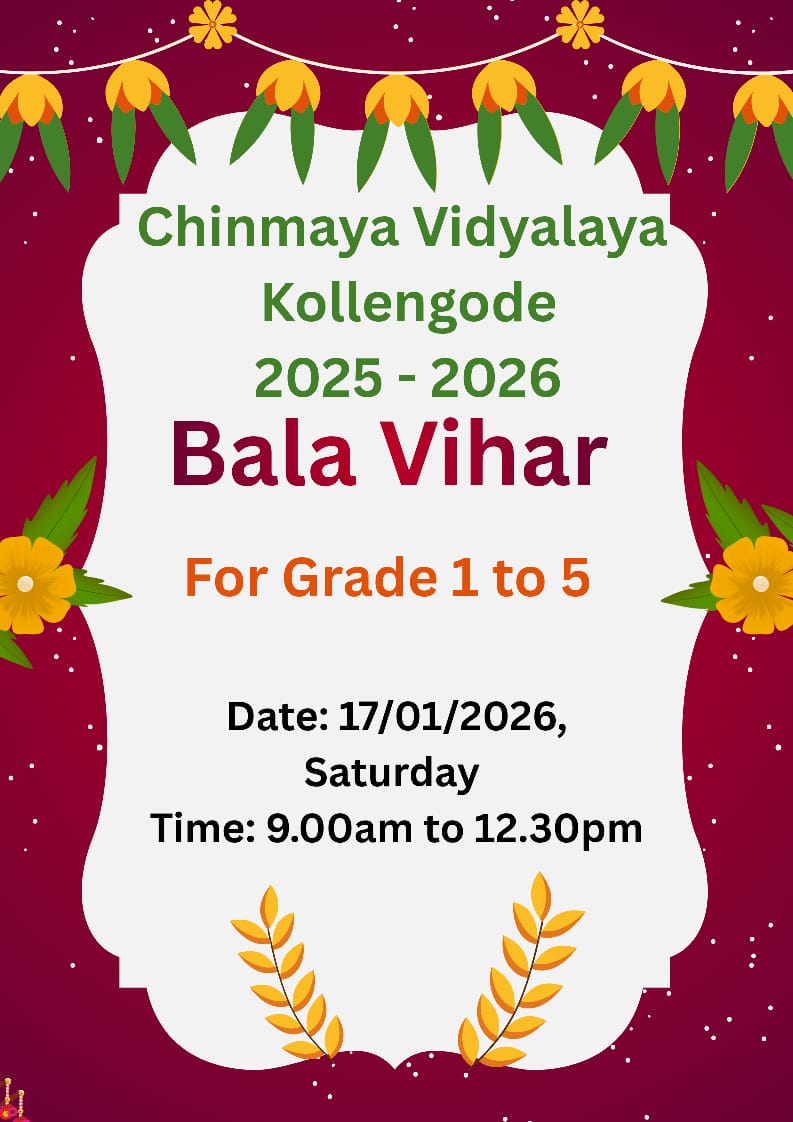 Bala Vihar Programme