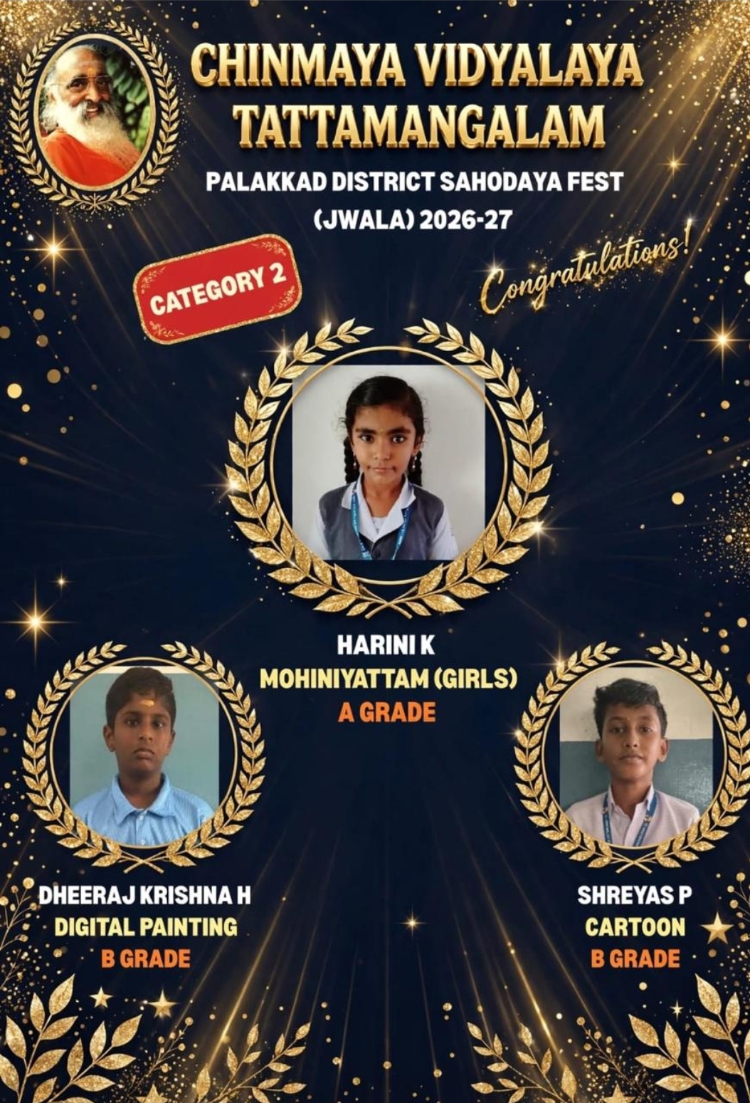 Sahodaya Fest 2026- Category 2 Results 