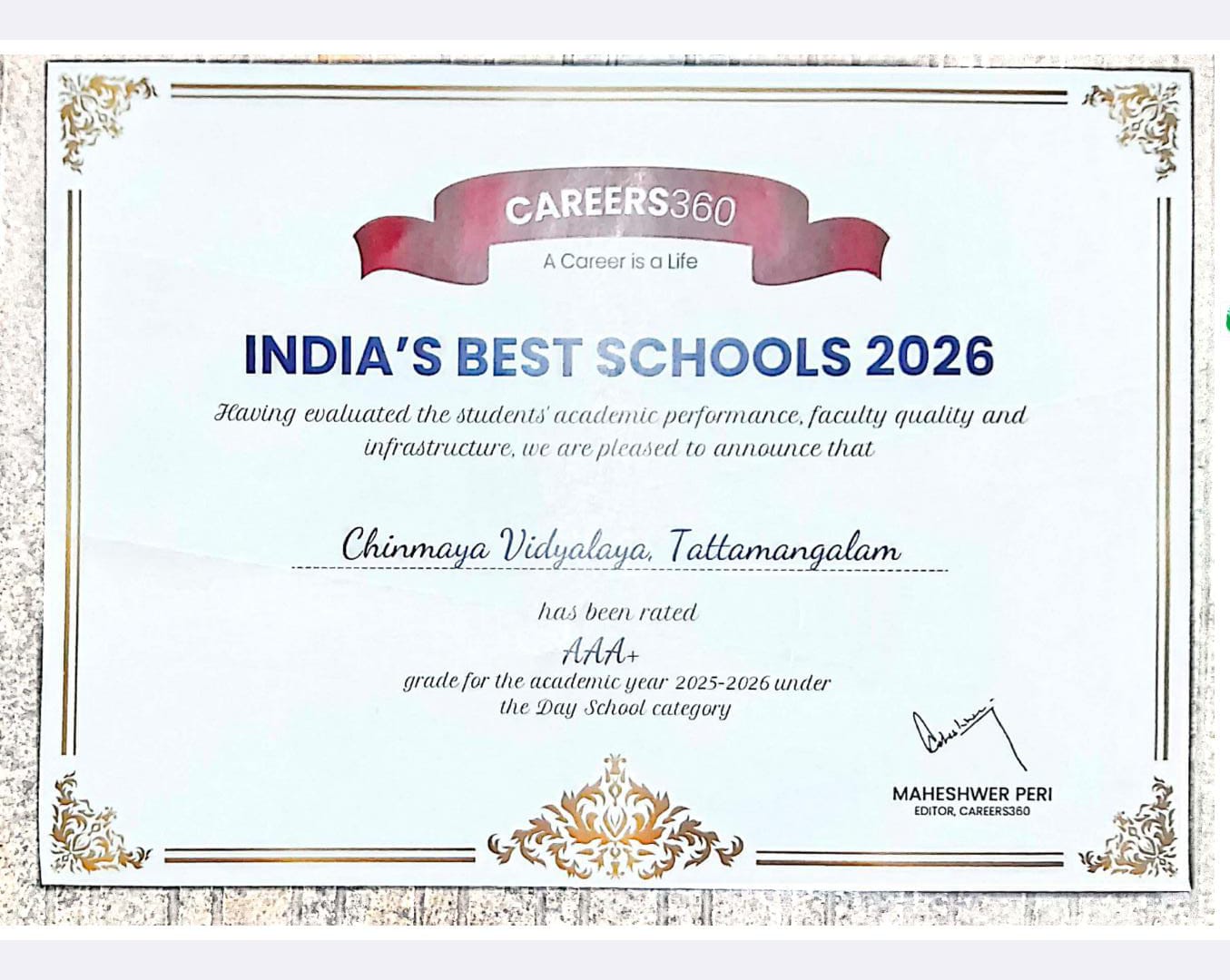 India’s Best Schools 2026 assessment 